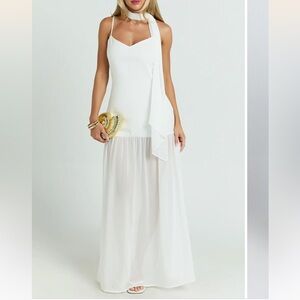 Showpo Calvin Maxi Dress with Neck Scarf